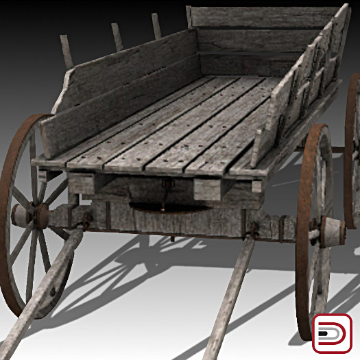 Second Life Marketplace - [Danielito] Old Abandoned Cart
